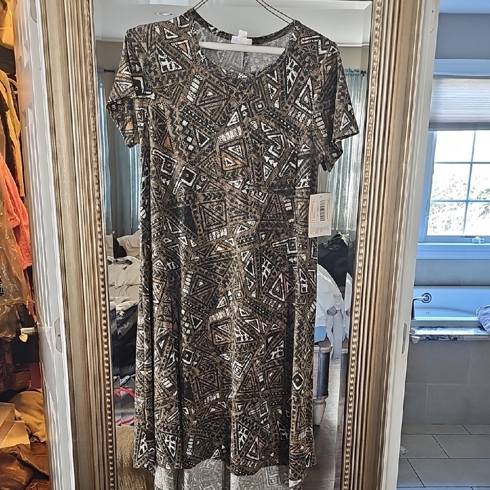 Geometric Patterned Dress